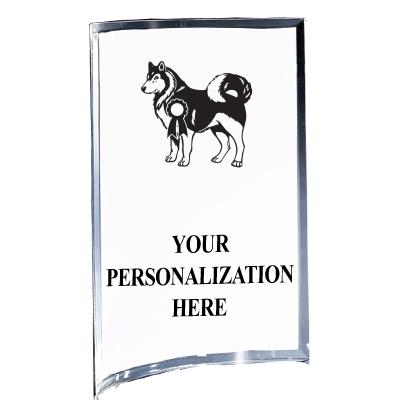 5"X7" YOUR LOGO CURVA ACRYLIC