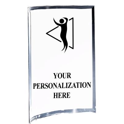 5"X7" YOUR LOGO CURVA ACRYLIC