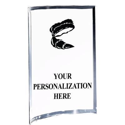 5"X7" YOUR LOGO CURVA ACRYLIC