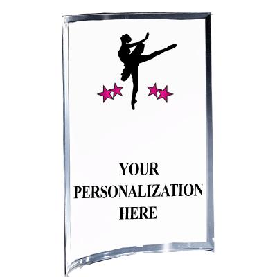 5"X7" YOUR LOGO CURVA ACRYLIC