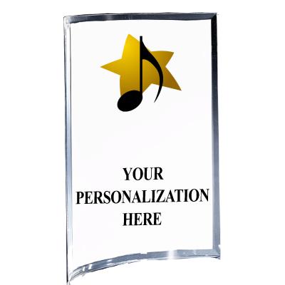 5"X7" YOUR LOGO CURVA ACRYLIC