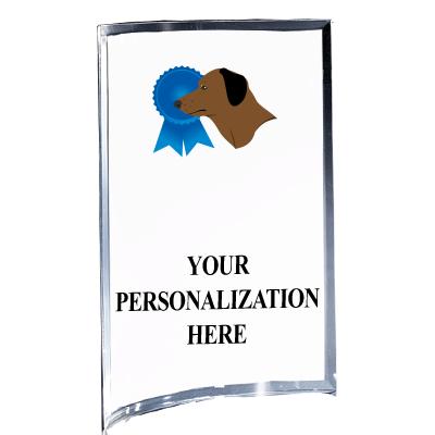 5"X7" YOUR LOGO CURVA ACRYLIC