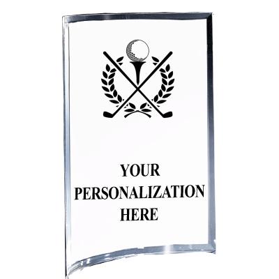 5"X7" YOUR LOGO CURVA ACRYLIC