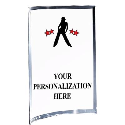 5"X7" YOUR LOGO CURVA ACRYLIC