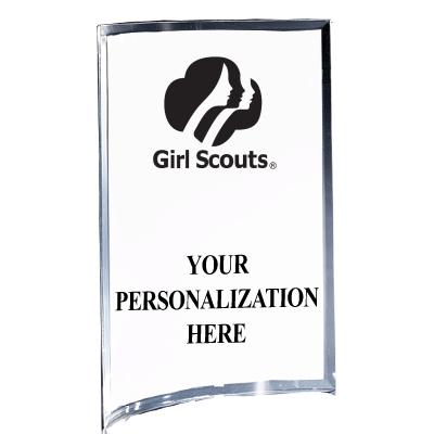 5"X7" YOUR LOGO CURVA ACRYLIC