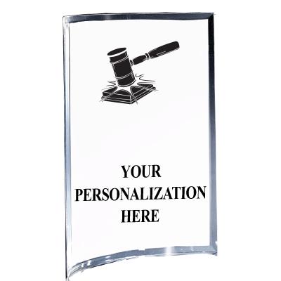 5"X7" YOUR LOGO CURVA ACRYLIC