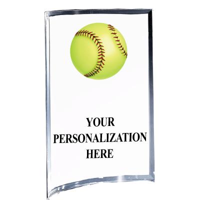 5"X7" YOUR LOGO CURVA ACRYLIC