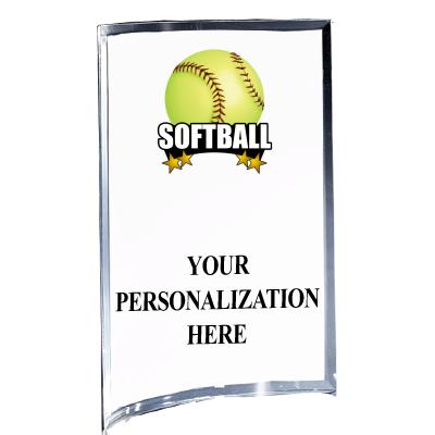 5"X7" YOUR LOGO CURVA ACRYLIC