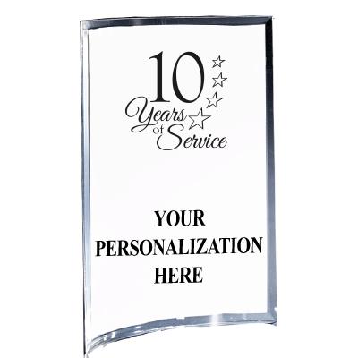 5"X7" YOUR LOGO CURVA ACRYLIC