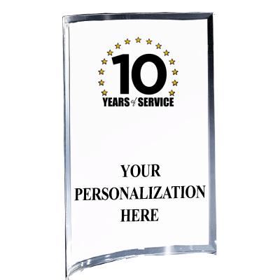 5"X7" YOUR LOGO CURVA ACRYLIC