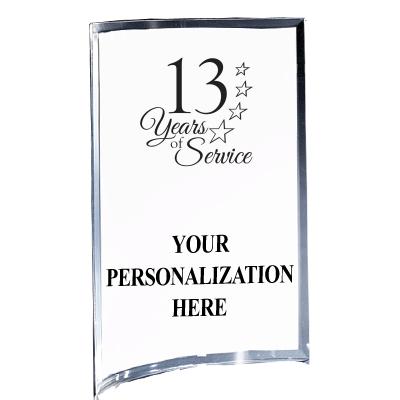 5"X7" YOUR LOGO CURVA ACRYLIC