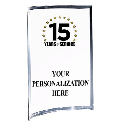 5"X7" YOUR LOGO CURVA ACRYLIC