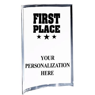 5"X7" YOUR LOGO CURVA ACRYLIC