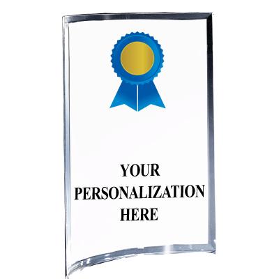 5"X7" YOUR LOGO CURVA ACRYLIC