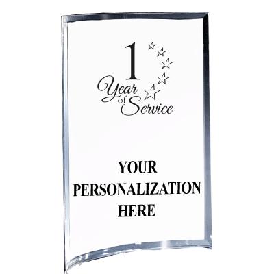 5"X7" YOUR LOGO CURVA ACRYLIC