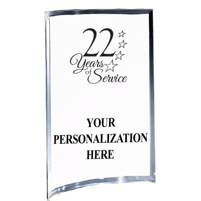 5"X7" YOUR LOGO CURVA ACRYLIC