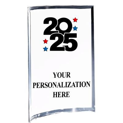 5"X7" YOUR LOGO CURVA ACRYLIC