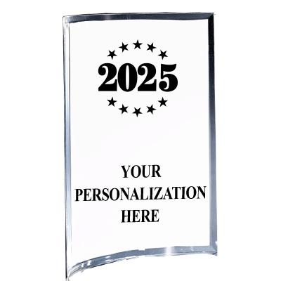 5"X7" YOUR LOGO CURVA ACRYLIC