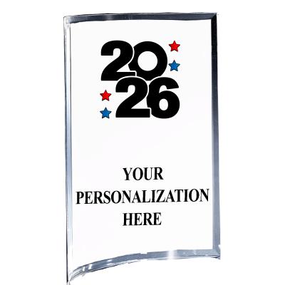 5"X7" YOUR LOGO CURVA ACRYLIC