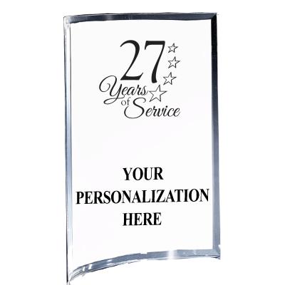 5"X7" YOUR LOGO CURVA ACRYLIC