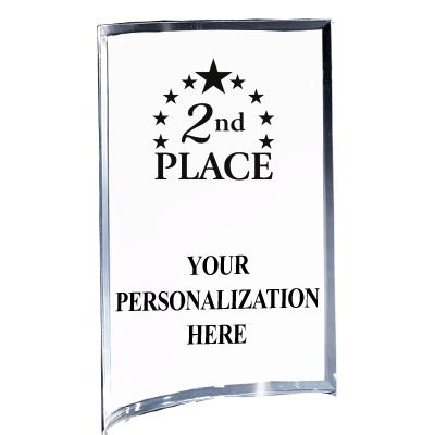 5"X7" YOUR LOGO CURVA ACRYLIC