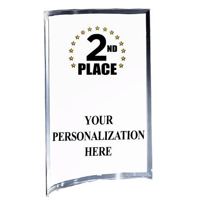 5"X7" YOUR LOGO CURVA ACRYLIC