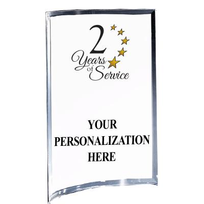 5"X7" YOUR LOGO CURVA ACRYLIC