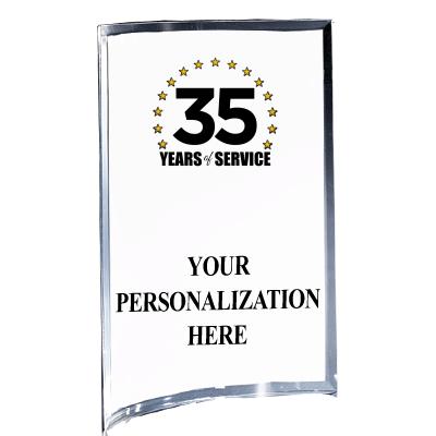 5"X7" YOUR LOGO CURVA ACRYLIC