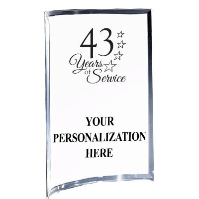 5"X7" YOUR LOGO CURVA ACRYLIC