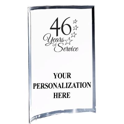 5"X7" YOUR LOGO CURVA ACRYLIC