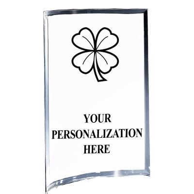 5"X7" YOUR LOGO CURVA ACRYLIC