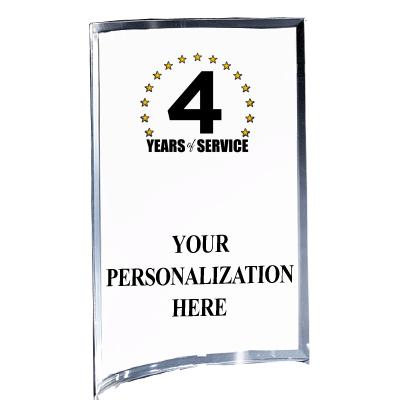 5"X7" YOUR LOGO CURVA ACRYLIC