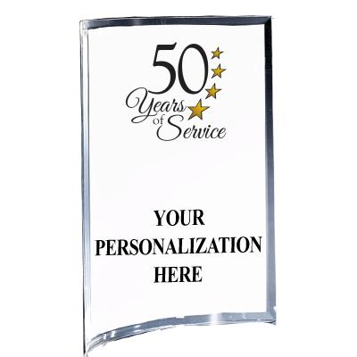 5"X7" YOUR LOGO CURVA ACRYLIC