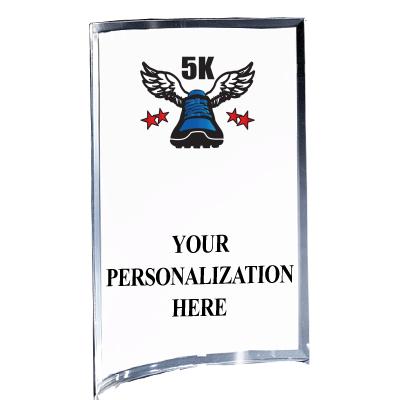 5"X7" YOUR LOGO CURVA ACRYLIC