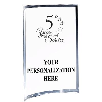 5"X7" YOUR LOGO CURVA ACRYLIC