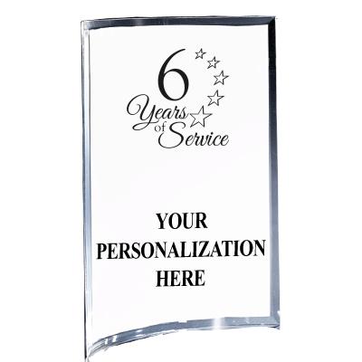 5"X7" YOUR LOGO CURVA ACRYLIC