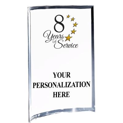 5"X7" YOUR LOGO CURVA ACRYLIC