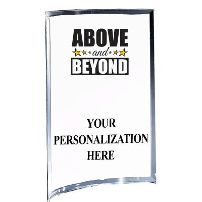 5"X7" YOUR LOGO CURVA ACRYLIC