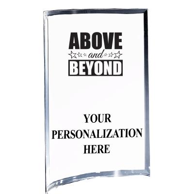 5"X7" YOUR LOGO CURVA ACRYLIC