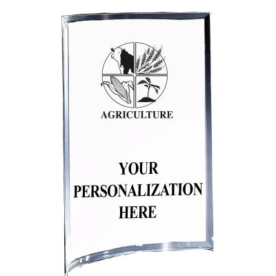 5"X7" YOUR LOGO CURVA ACRYLIC