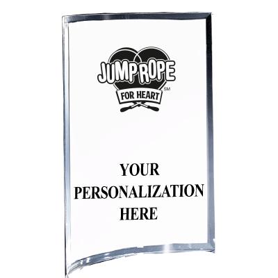 5"X7" YOUR LOGO CURVA ACRYLIC