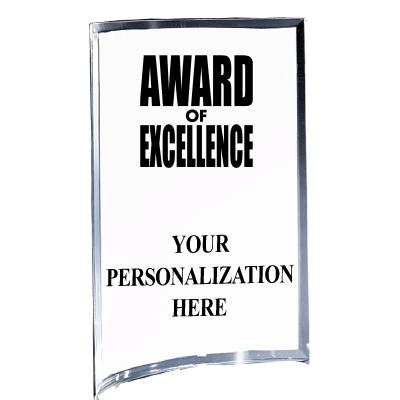 5"X7" YOUR LOGO CURVA ACRYLIC