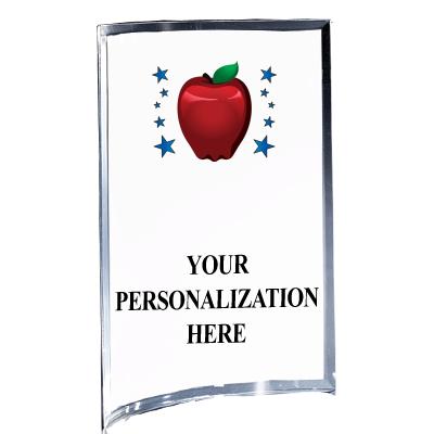 5"X7" YOUR LOGO CURVA ACRYLIC