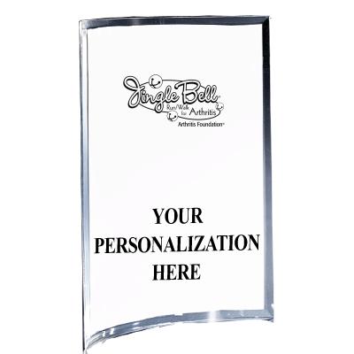 5"X7" YOUR LOGO CURVA ACRYLIC