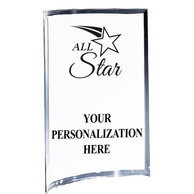 5"X7" YOUR LOGO CURVA ACRYLIC