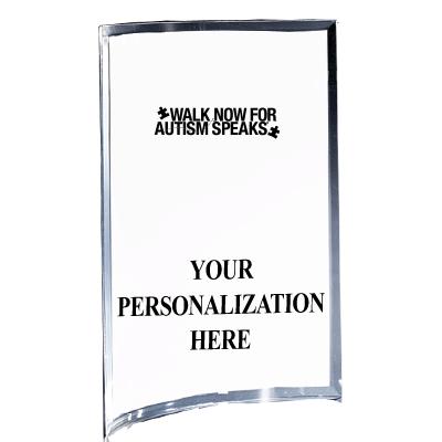 5"X7" YOUR LOGO CURVA ACRYLIC