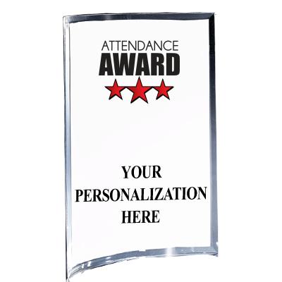 5"X7" YOUR LOGO CURVA ACRYLIC