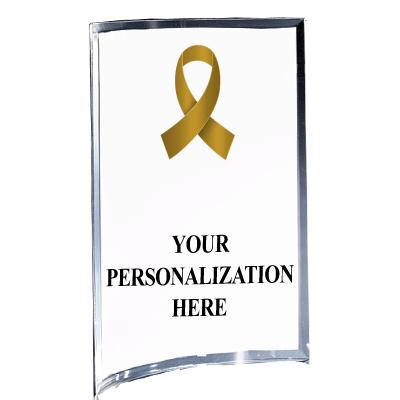 5"X7" YOUR LOGO CURVA ACRYLIC