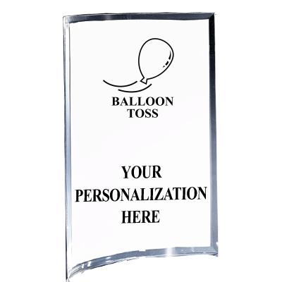 5"X7" YOUR LOGO CURVA ACRYLIC