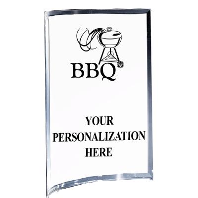 5"X7" YOUR LOGO CURVA ACRYLIC